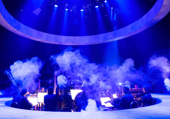 Revolving Stage being used for a live show