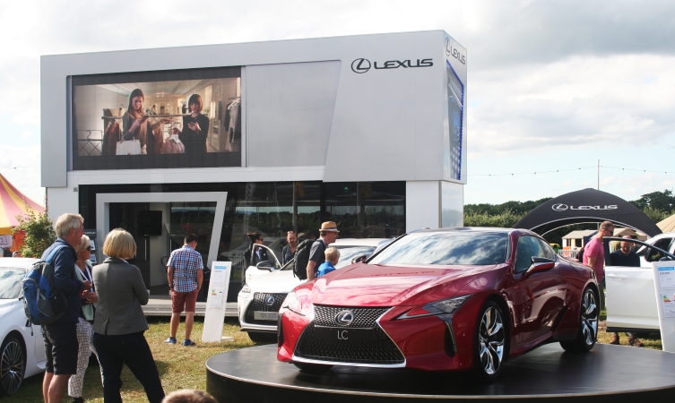 Stage for Carfest South - Lexus